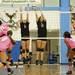 Huron senior Alyssa Miller and junior Isabella Demetral attempt to block Skyline senior Melissa Chime on Tuesday. Daniel Brenner I AnnArbor.com